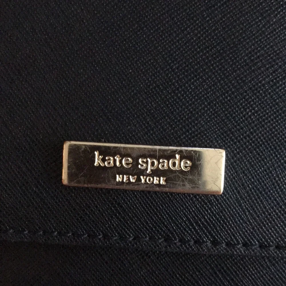 Kate Spade Black and Gold Crossbody - Picture 2 of 3